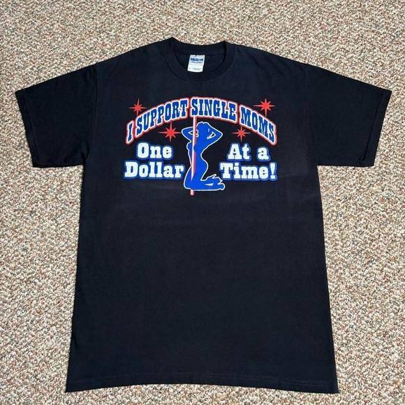 Vintage Y2K funny black faded tee size M - Picture 2 of 7